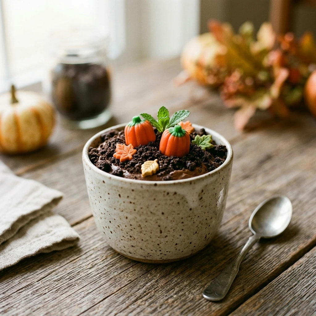 Pumpkin Patch Dirt Cups Recipe