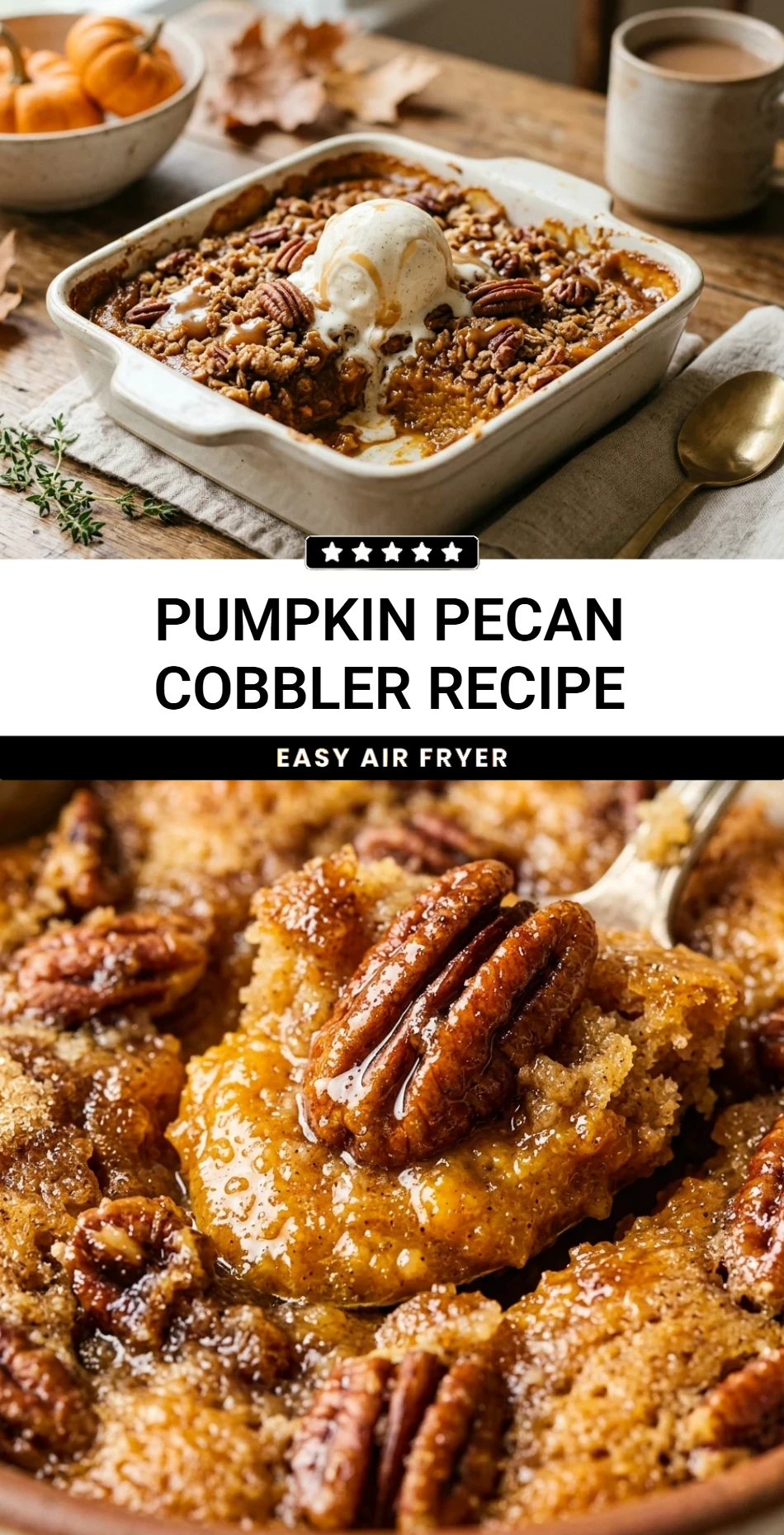 Pumpkin Pecan Cobbler Recipe