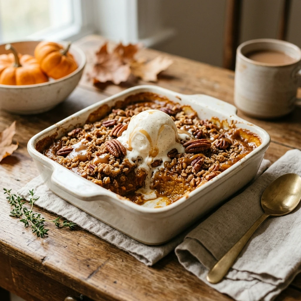 Pumpkin Pecan Cobbler Recipe