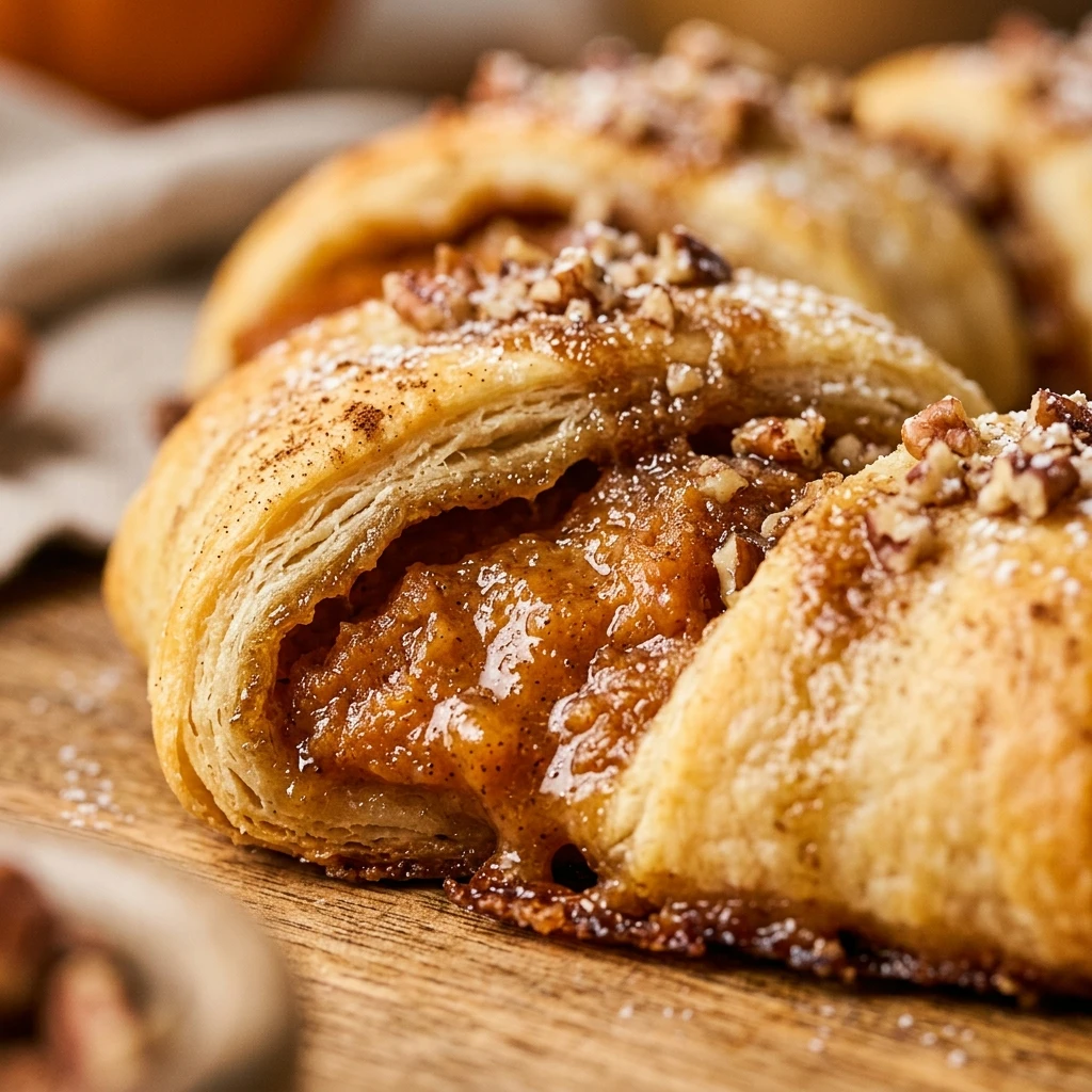 Pumpkin Pie Crescent Roll Wreath Recipe