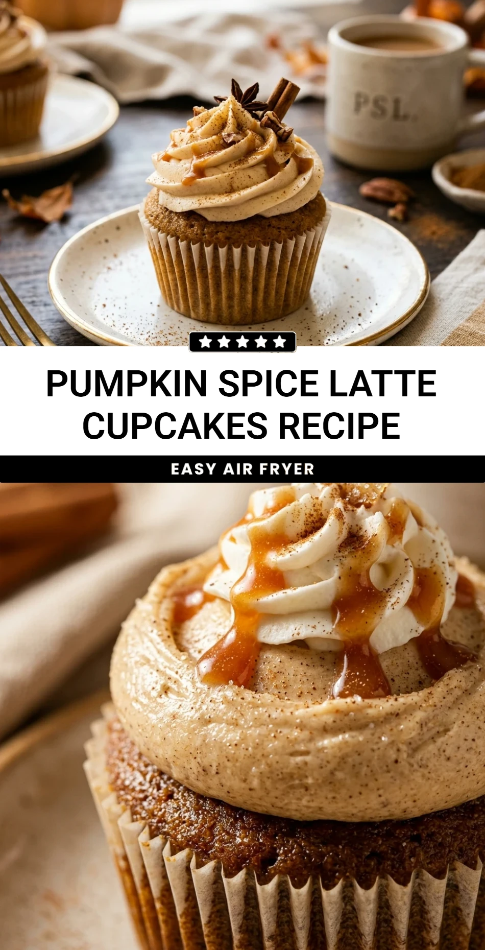 Pumpkin Spice Latte Cupcakes Recipe