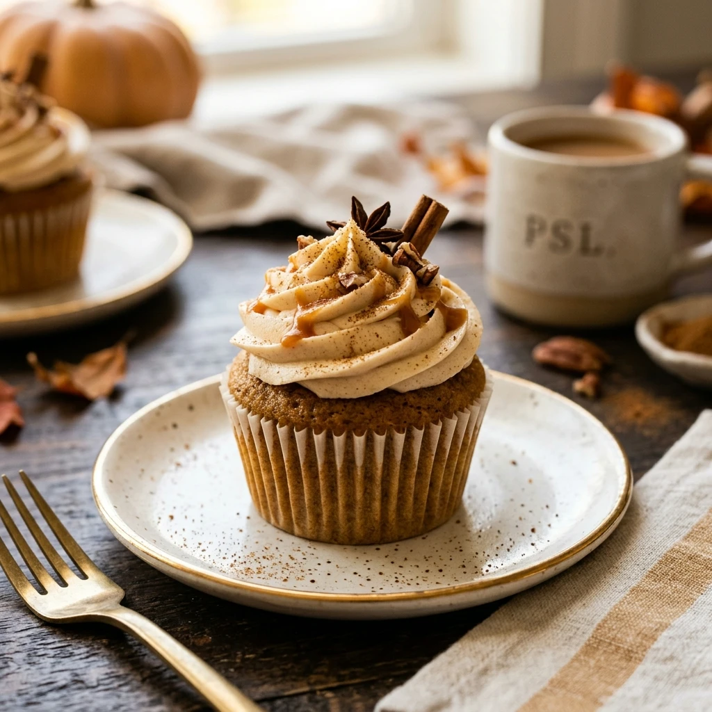 Pumpkin Spice Latte Cupcakes Recipe