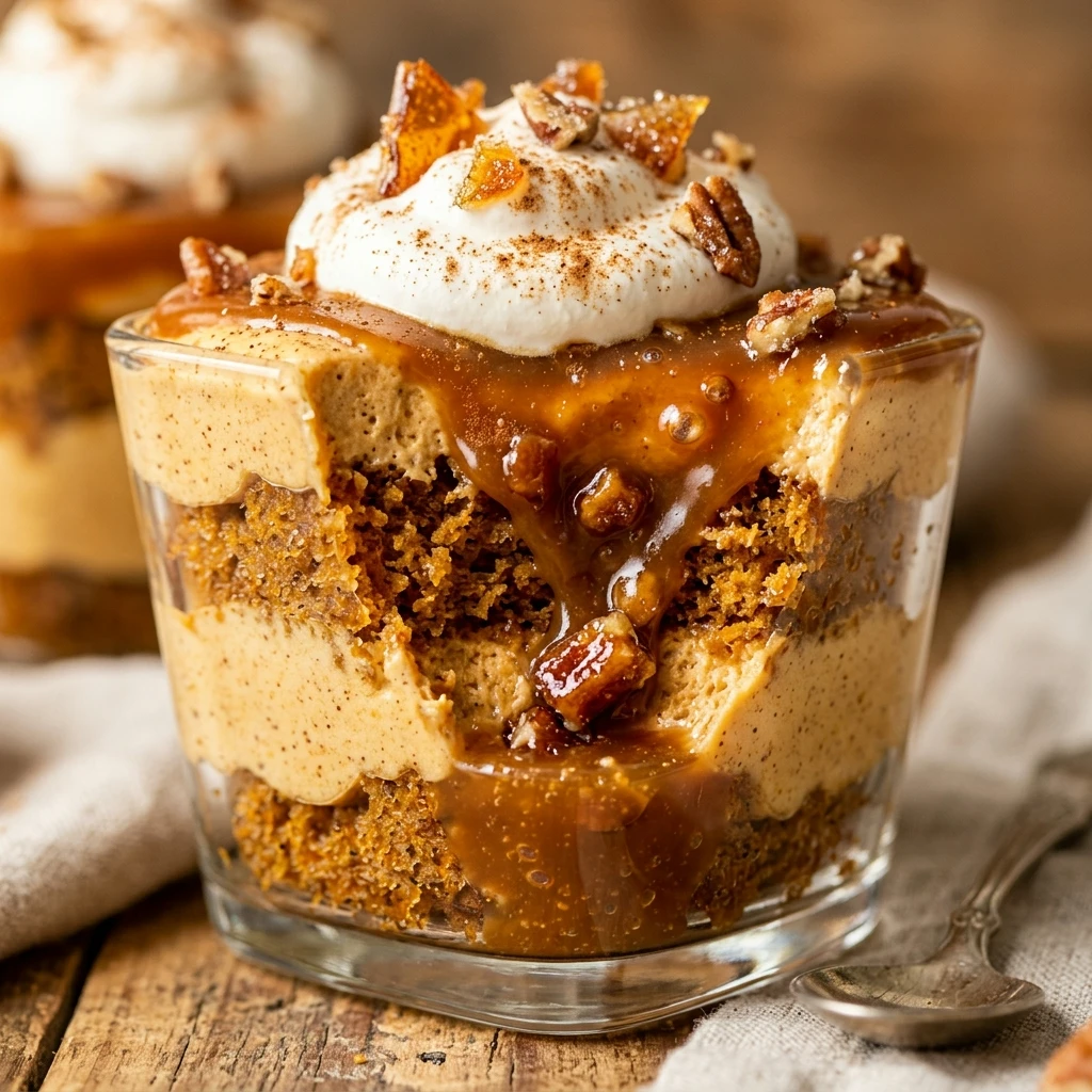 Pumpkin Toffee Trifle Cups Recipe