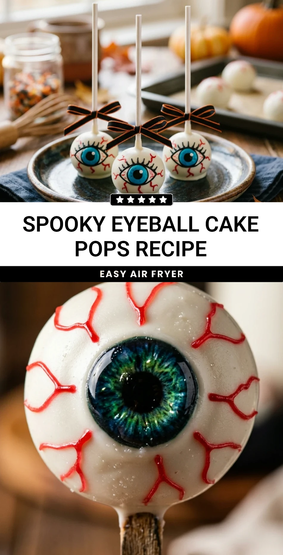 Spooky Eyeball Cake Pops Recipe