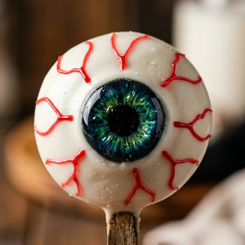 Spooky Eyeball Cake Pops Recipe