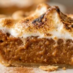 Sweet Potato Pie with Marshmallow Merengue