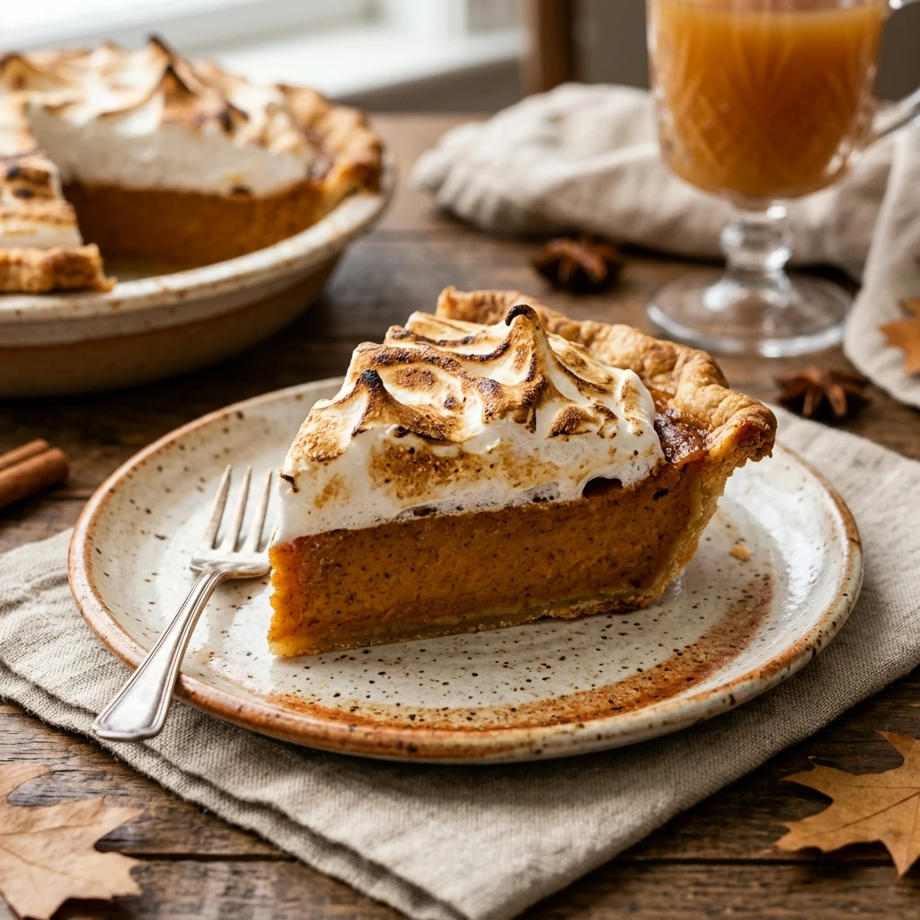 Sweet Potato Pie with Marshmallow Merengue