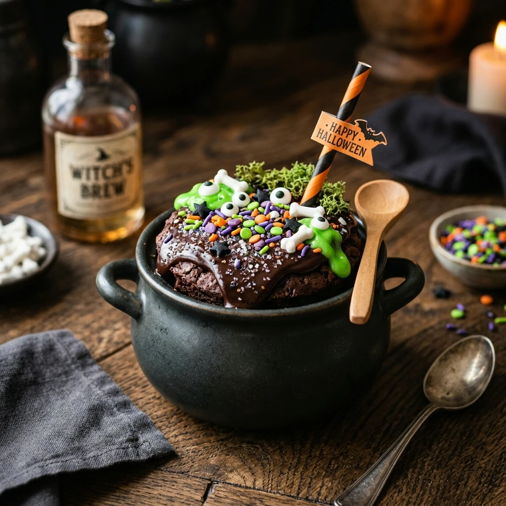 Witches Cauldron Brownies Recipe